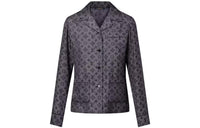 LOUIS VUITTON Inverted Mahina Monogram Pajama Shirt