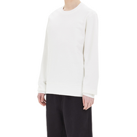 adidas Y-3 Back Logo Crew Neck Sweatshirt 'Core White' FN3372