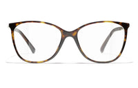 CHANEL Plate Frame Butterfly Eyeglass Frames Unisex