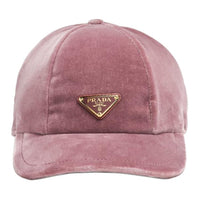 PRADA Velvet Baseball Cap