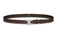CELINE Medium Triomphe Belt In Taurillon Leather