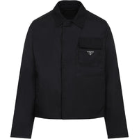 PRADA Logo Plaque Long Sleeved Jacket