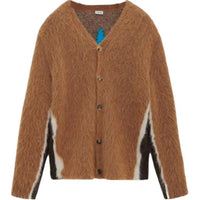 LOEWE Textured Fabric Long Sleeve Cardigan