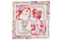 HERMES Silk Scarves Women's Red/Purple