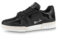 LOUIS VUITTON Trainer Stylish Skateboarding Shoes Men's Black