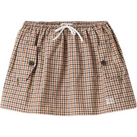 MIU MIU Gingham check Mini Skirt