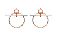 HERMES Earrings Women's