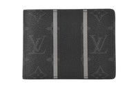 LOUIS VUITTON Coated Canvas Wallet Regular Unisex Black