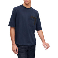 HERMES T-Shirt Men's Deep Sea Blue
