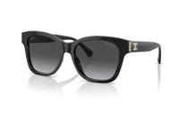 CHANEL Plate Frame Irregular Shape Sunglasses Women's Black