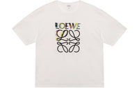 LOEWE Glitch Print T Shirt Men's White