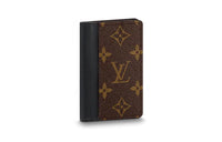 LOUIS VUITTON Canvas Wallet Men's Brown