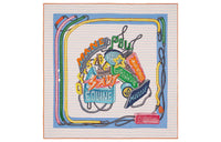 HERMES Silk Scarves Women's Multicolor