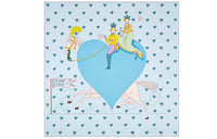 HERMES Silk Scarves Women's Blue