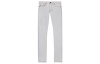 SAINT LAURENT Jeans Men's Gray White