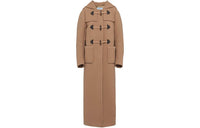 PRADA Coats Women's Camel Brown