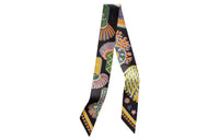 HERMES Silk Scarves Women's Black