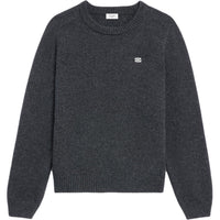 CELINE Triomphe Crew Neck Sweater In Wool And Cashmere