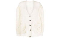 LOEWE Logo Cable Knitted Cardigan