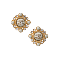 CHANEL Earrings Women's Gold