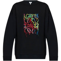 LOEWE Logo Embroidered Crewneck Sweatshirt