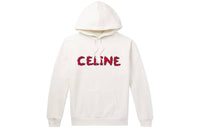 CELINE Rhinestone Wave Logo Hoodie