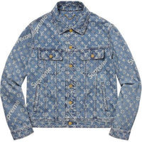 Supreme X LOUIS VUITTON Jacquard Denim Chore Coat