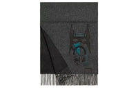 HERMES Knit Scarves Men Gray