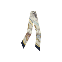 HERMES Silk Silk Scarves Women's Blue