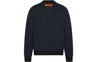 LOUIS VUITTON Lv Stitch Print Embroidered Sweatshirt