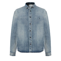 SAINT LAURENT Cassandre Denim Shirt