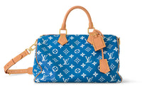 LOUIS VUITTON Speedy P9 Bandoulière 40 Monogram Leather Blue