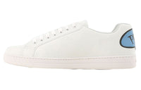 PRADA Low Top Stylish Skateboarding Shoes Men's White