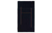 HERMES Knit Scarves Men Marine Blue