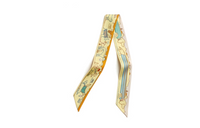 HERMES Silk Scarves Unisex Yellow