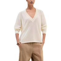 HERMES SS25 Cashmere Sweater Women's White