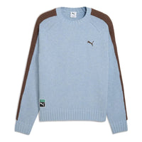 PUMA x MADHAPPY Crewneck Sweater 'Team Light Blue' 635342-57
