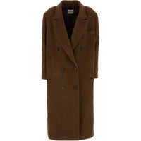 MIU MIU Double-Breasted Long-Sleeved Coat
