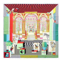 HERMES Silk Scarves Women's Multicolor