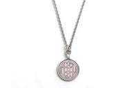 HERMES Enamel Necklaces Women's Silver