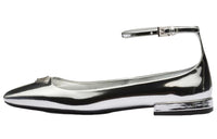 PRADA Flat Shoes Women's Silver