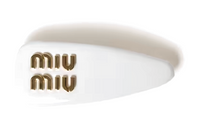 MIU MIU Leather Hair Clip
