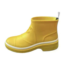 CHANEL Rain Boots Women's Yellow