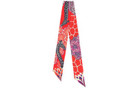 HERMES Silk Scarves Unisex Orange