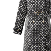 LOUIS VUITTON SS23 Trench Coat Women's Black