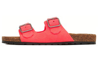 SAINT LAURENT Jimmy Double Strap Slip On Sandals
