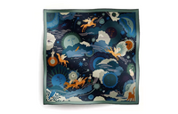 HERMES Silk Scarves Women's Multicolor