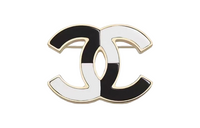 CHANEL 2023 Cc Colour-block Brooch