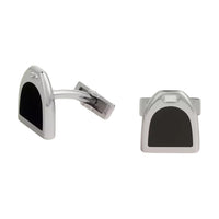 HERMES Metal Cufflinks Men's Silver