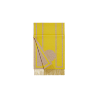 HERMES Knit Scarves Unisex Yellow